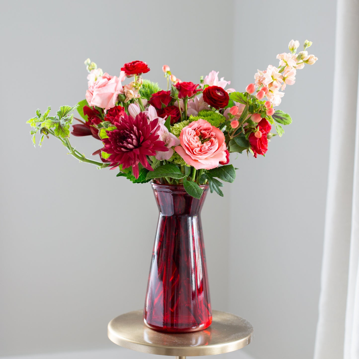 9.75" Vibe Vase – Ruby