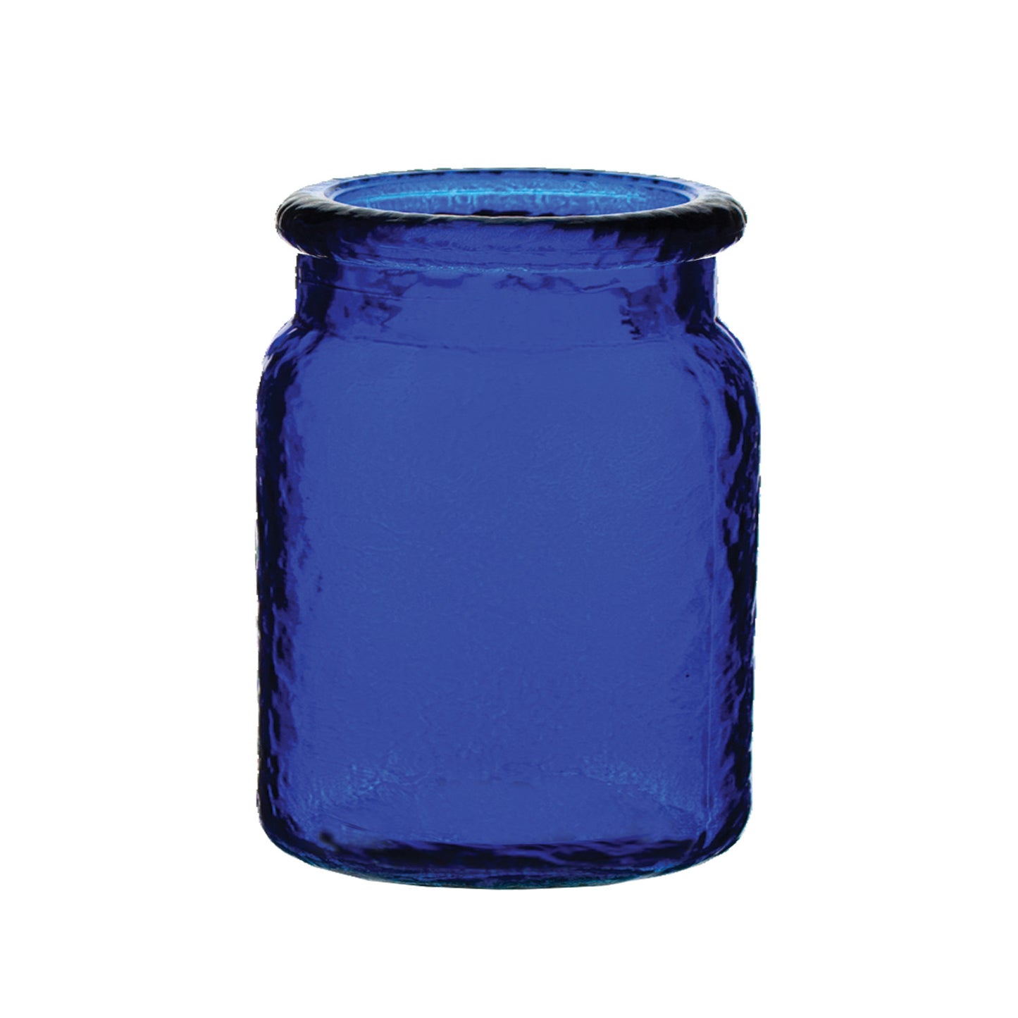 Hammered Jar Vase – Cobalt