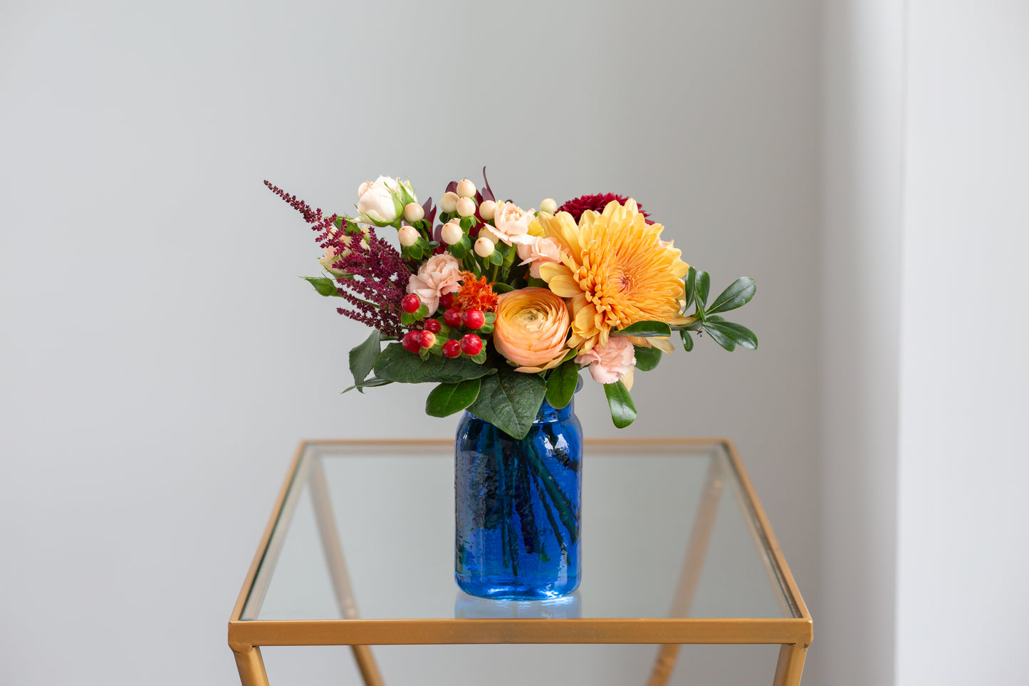 Hammered Jar Vase – Cobalt