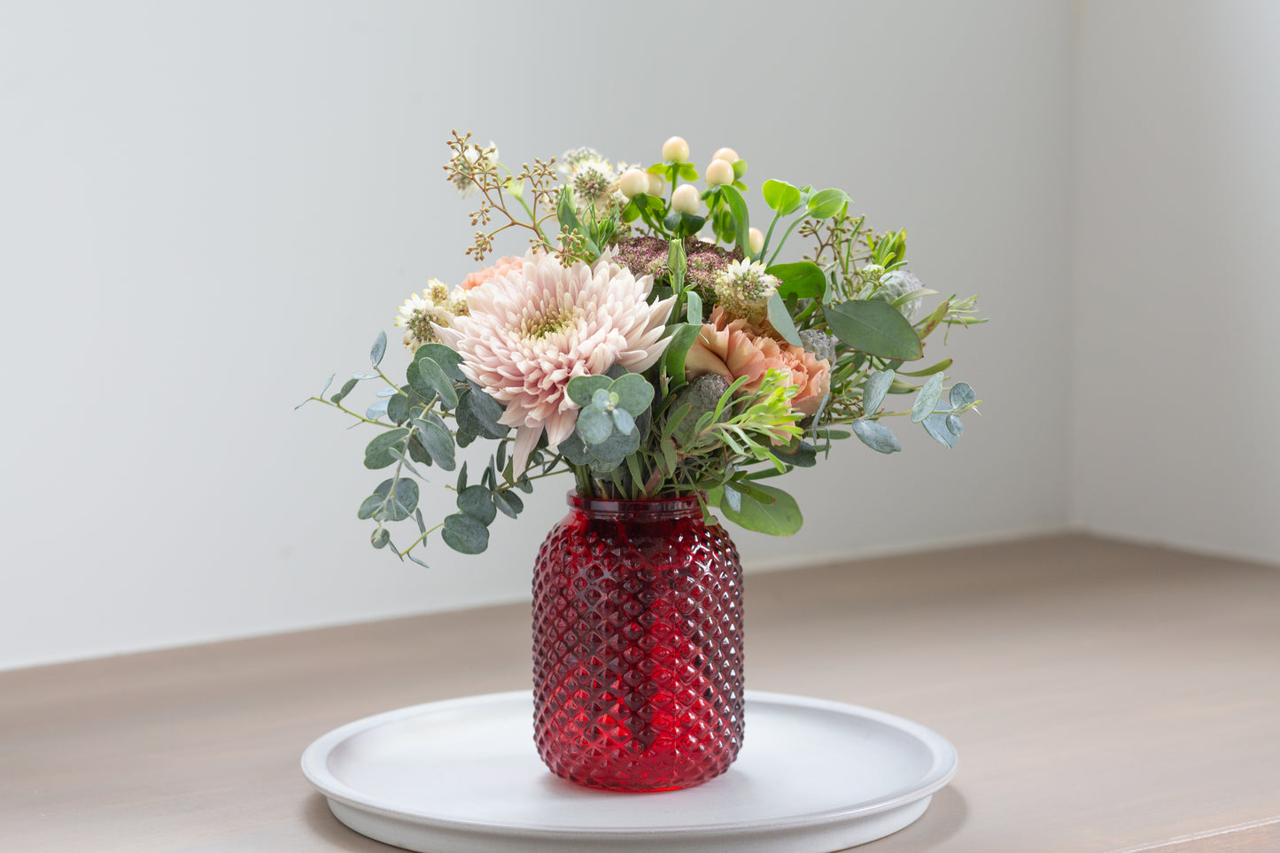 4.57" Honey Vase – Ruby