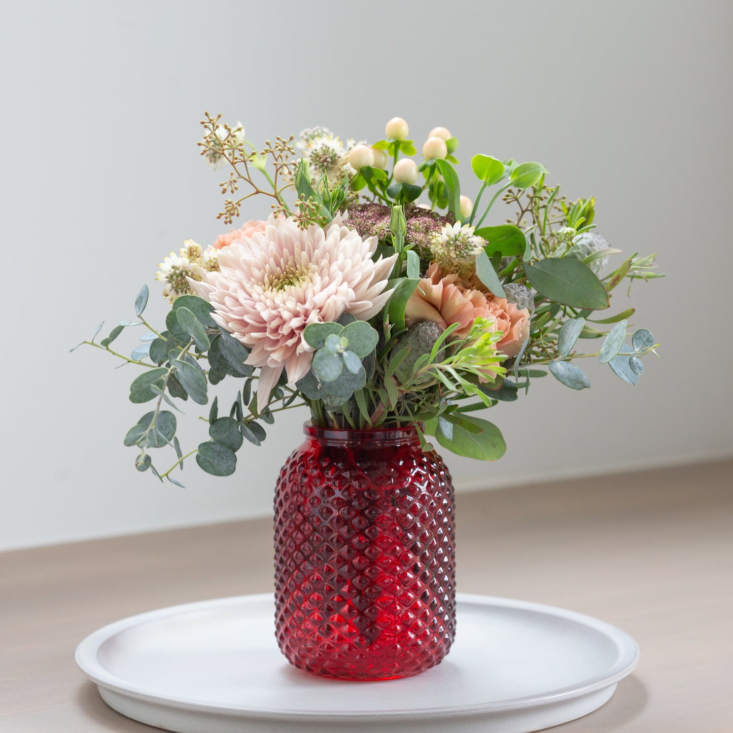 4.57" Honey Vase – Ruby