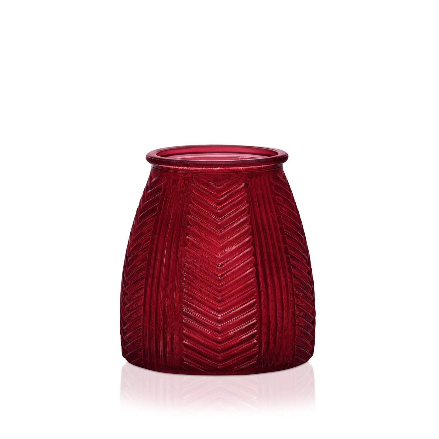 5" Botanical Vase - Cranberry