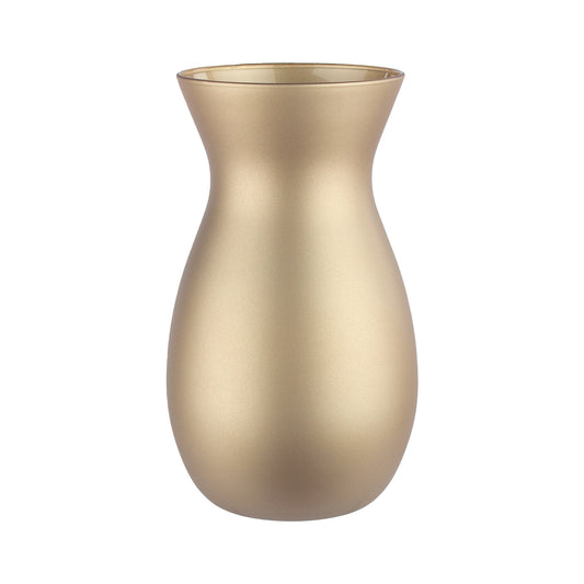 8" Jordan Vase – Matte Metallic Gold