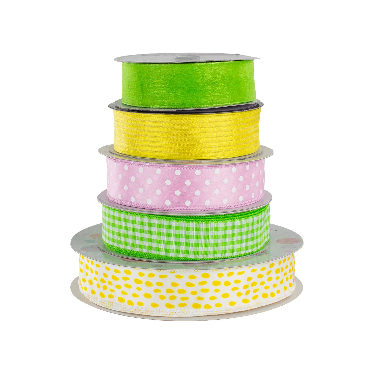 Spring Ribbon Assortment - Yellow/Green