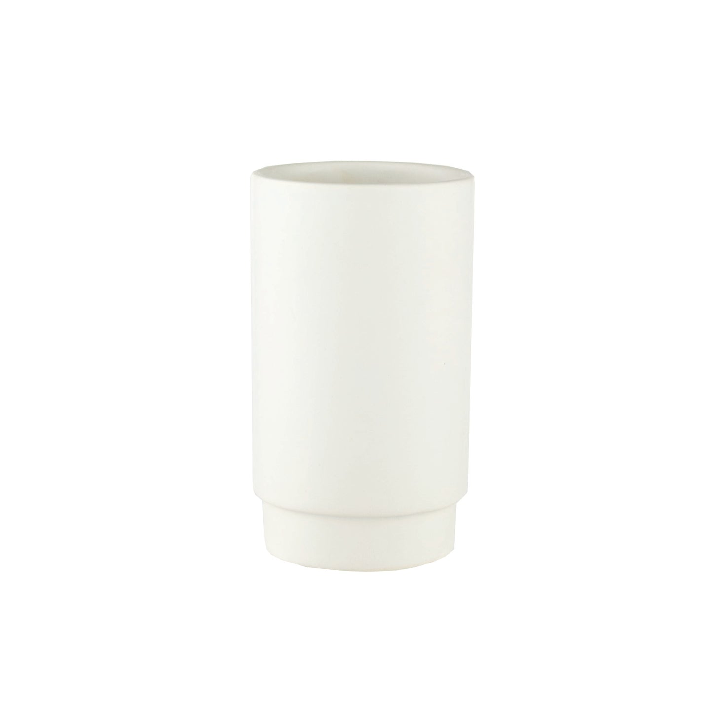 Stepped Cylinder - Matte White