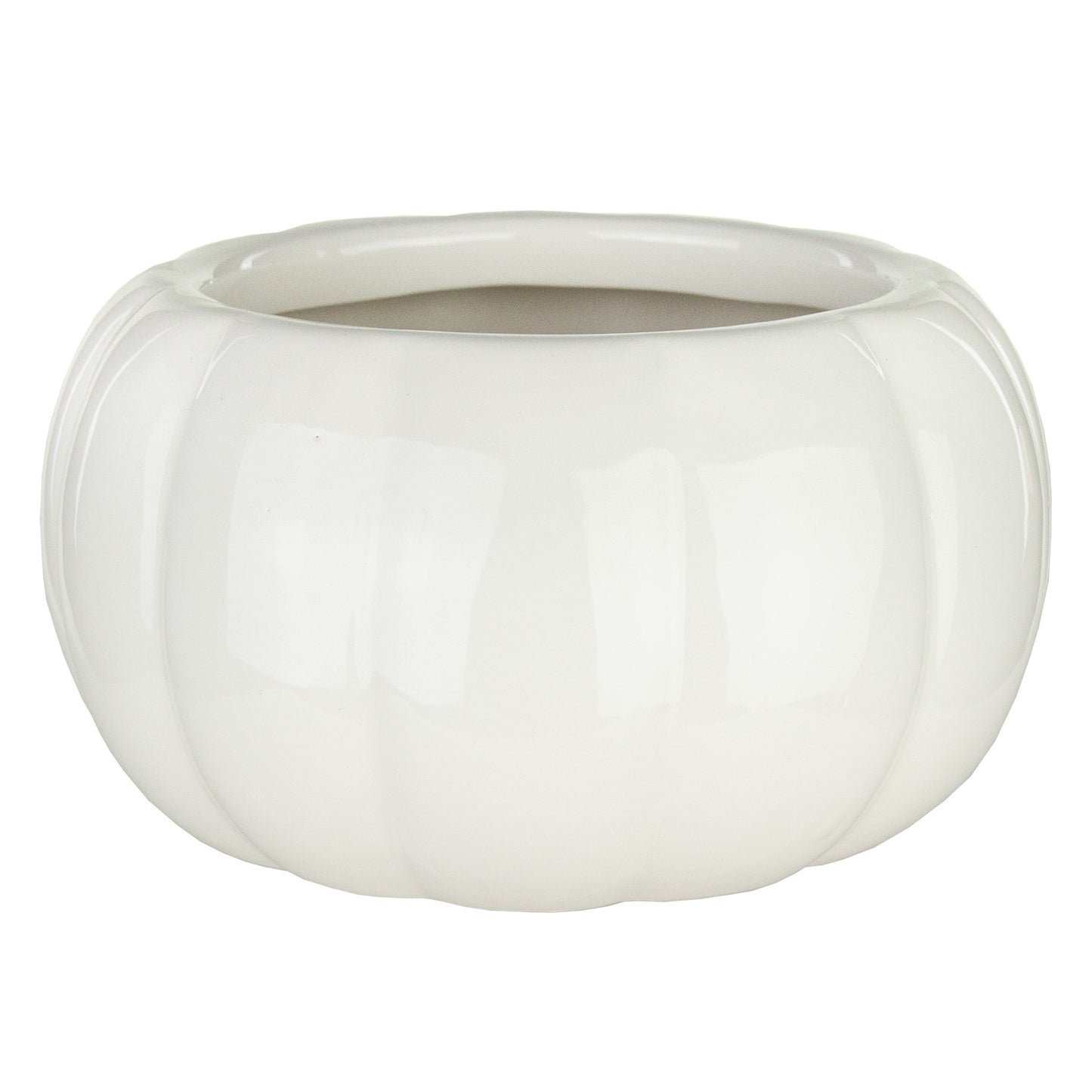 Pumpkin Vase – White, Butterscotch, Matte Gold & Matte Black | 5" |