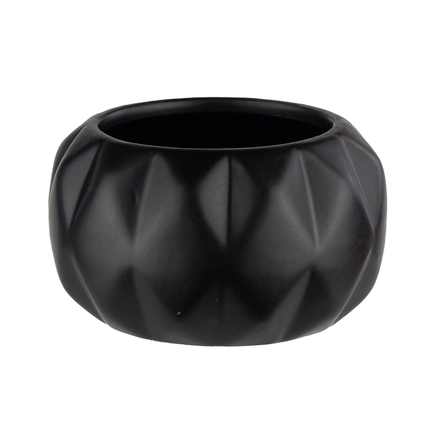 Pumpkin Vase – White, Butterscotch, Matte Gold & Matte Black | 5" |