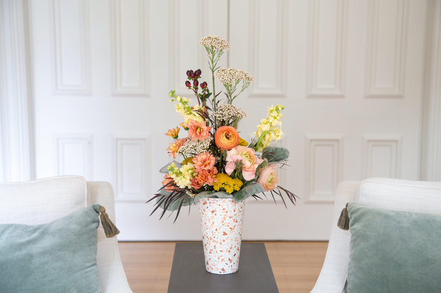 8 1/2" Vase - Terrazzo Spice