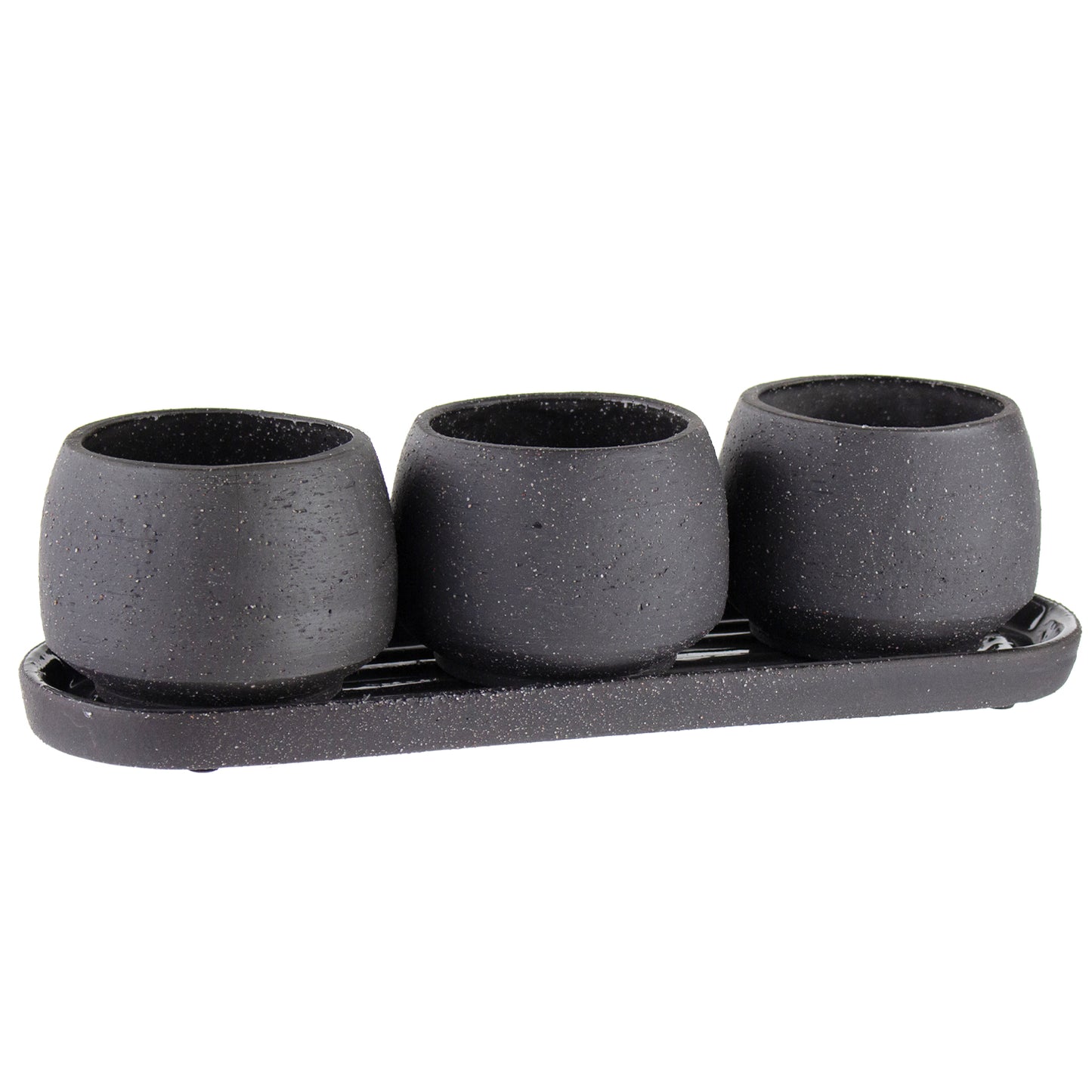 Tapered Stoneware Pot