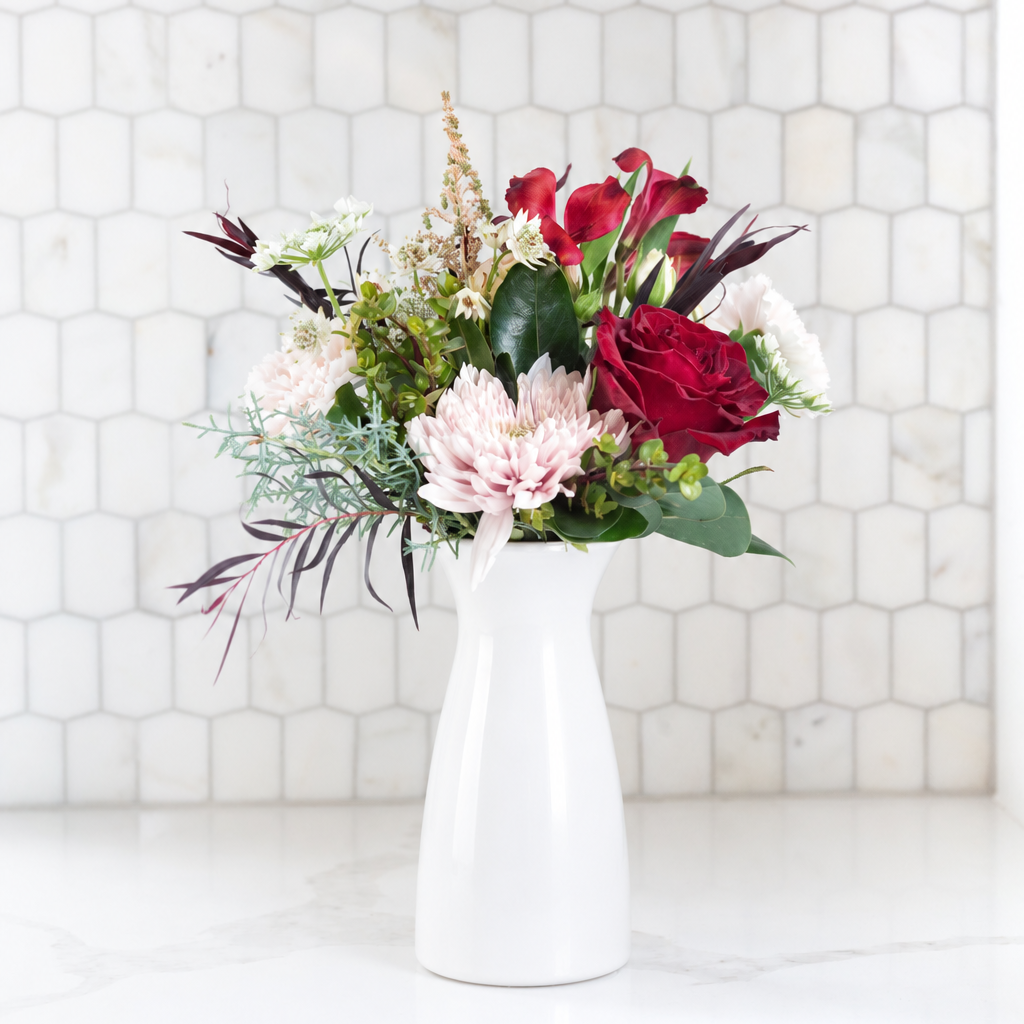6 3/8" Vibe Vase - White