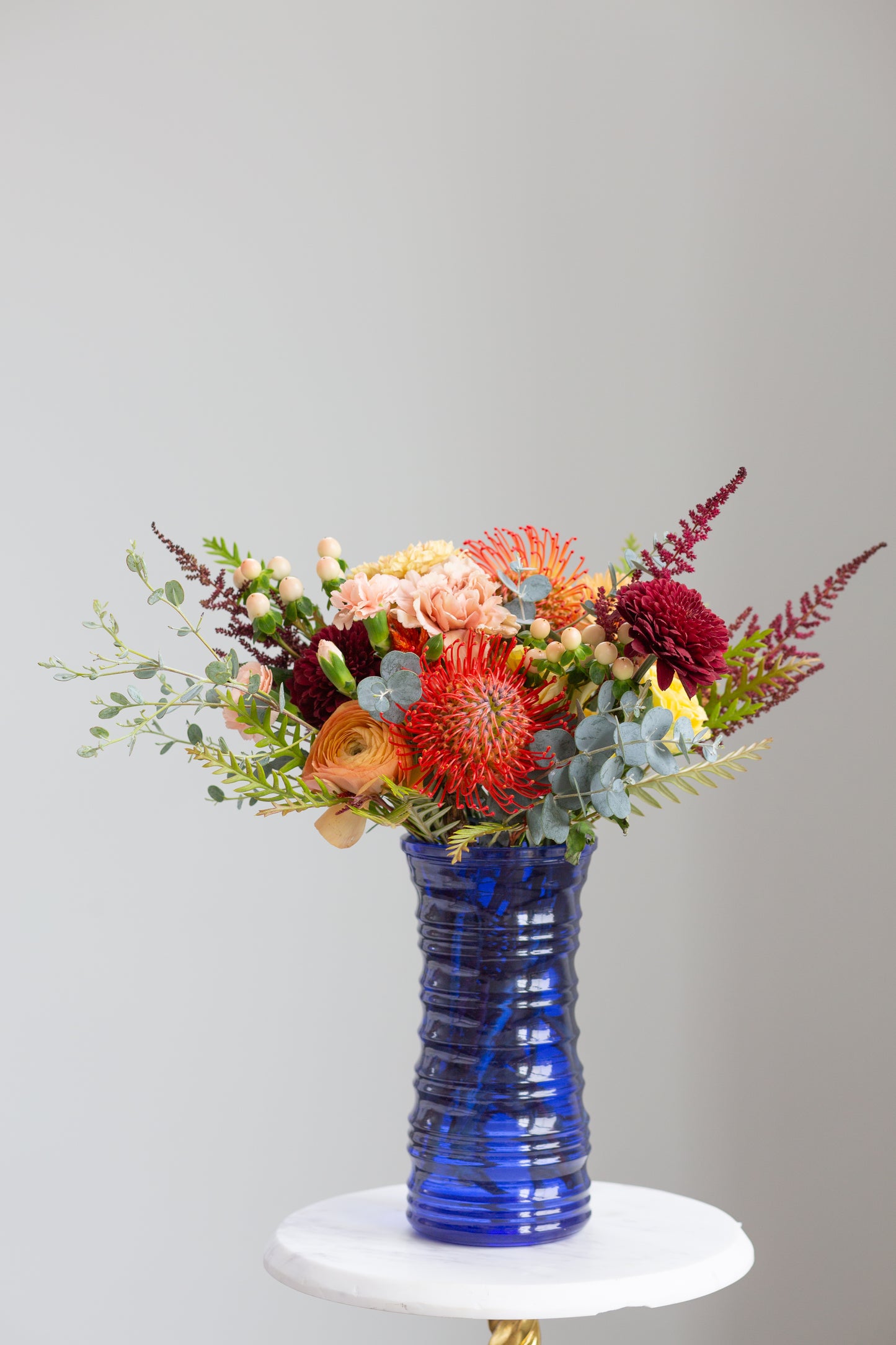 9 3/4" Rose Vase Asst. - Cobalt