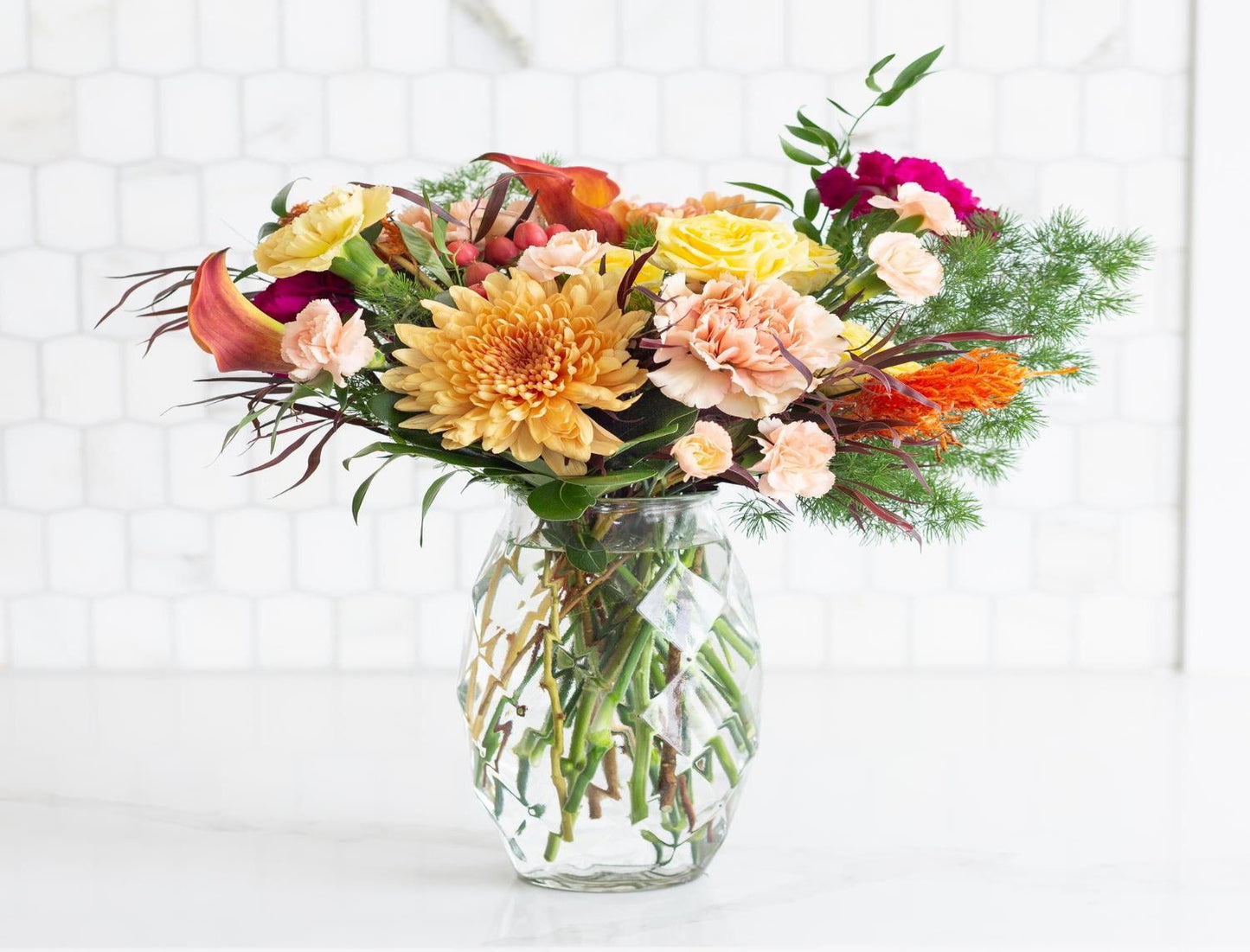 Brilliant Cut Glass Vase