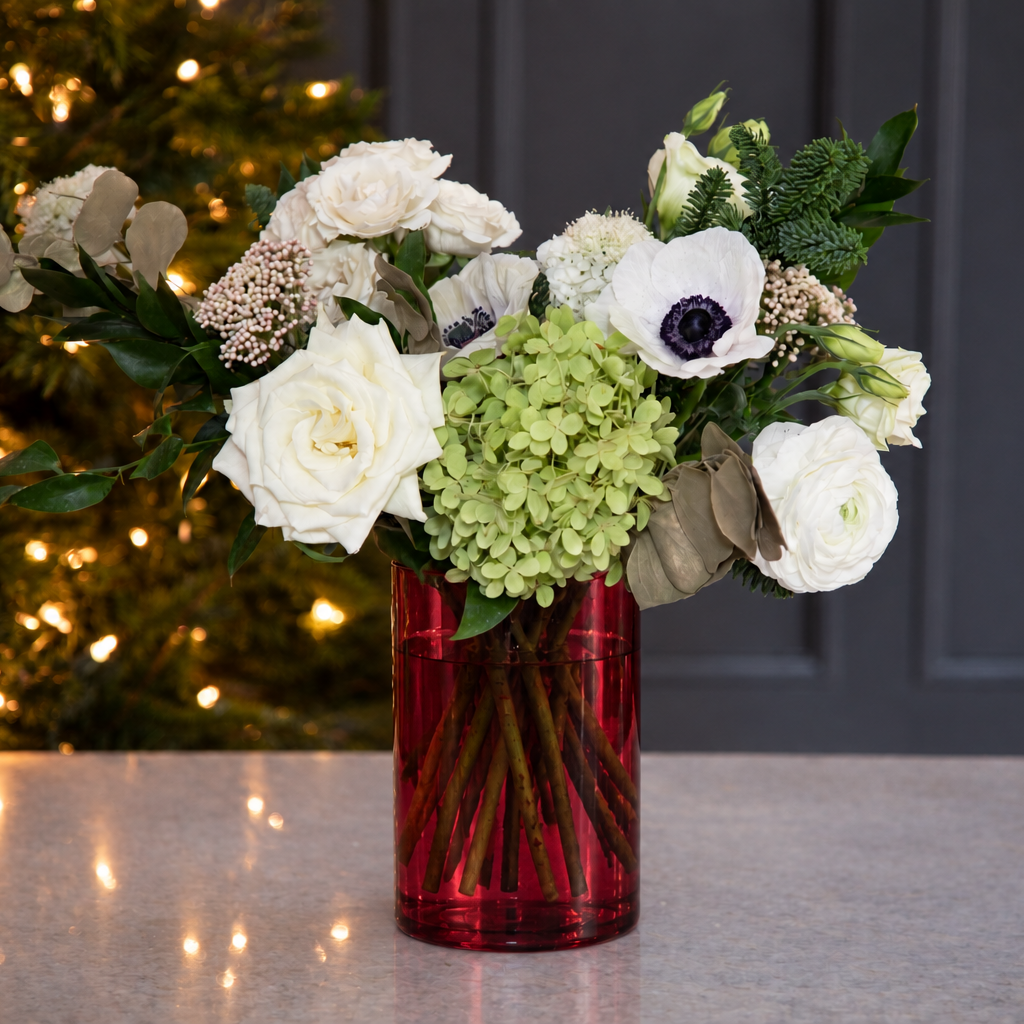 5" x 8" Cylinder - Cranberry