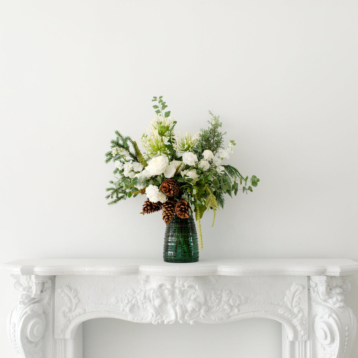 9 3/4" Cord Vase - Emerald