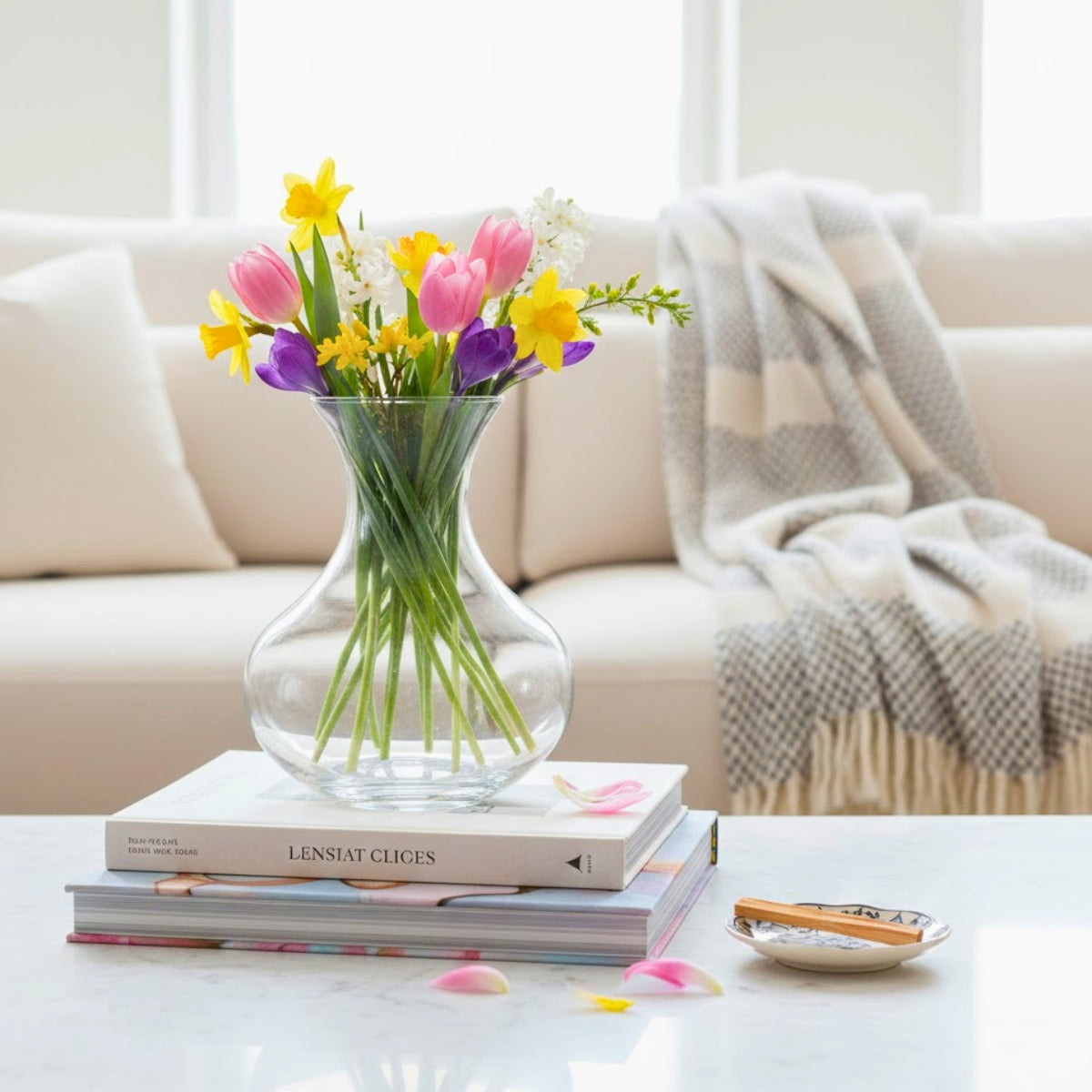 4½" Sweetheart Vase – Crystal