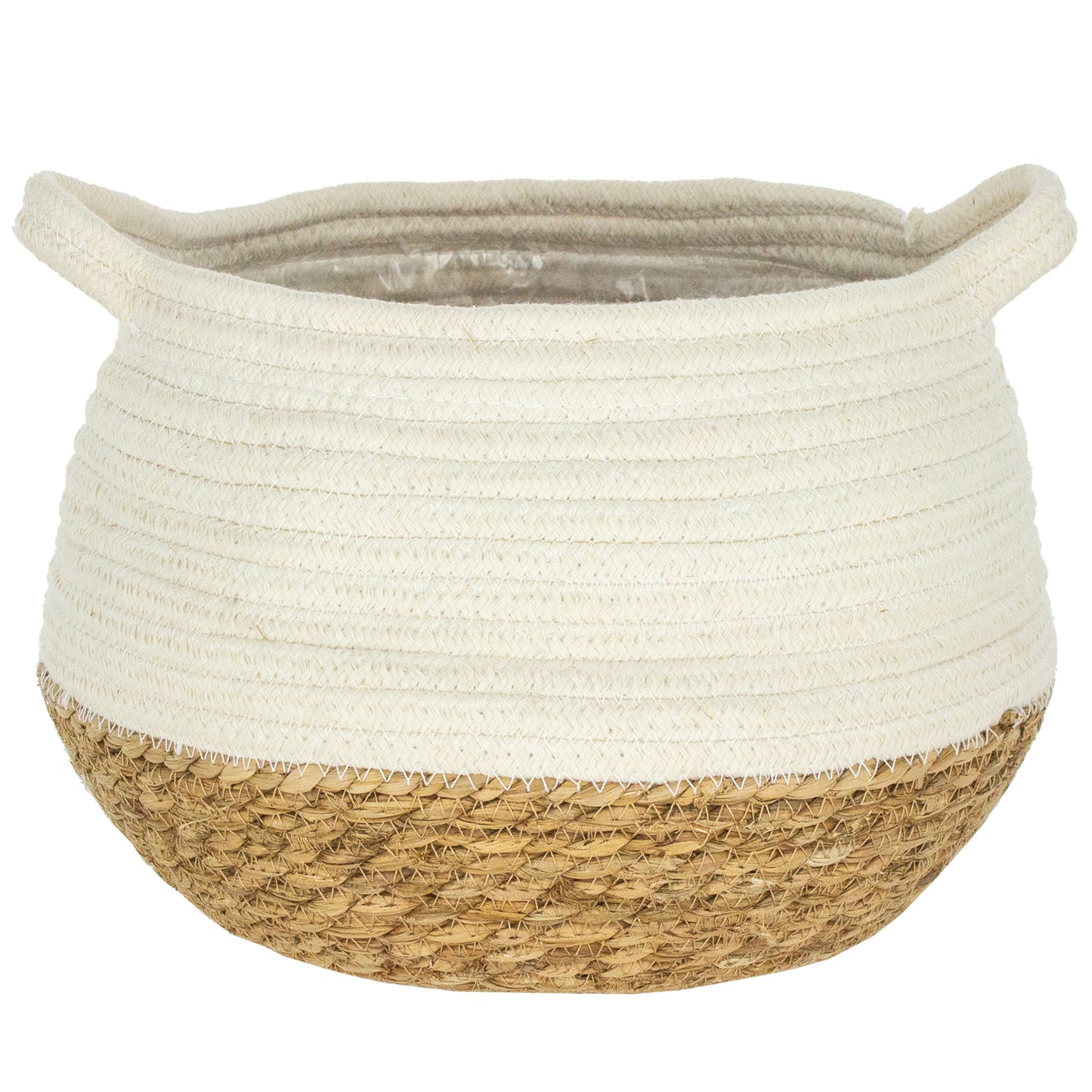 Cable Basket in Oatmeal