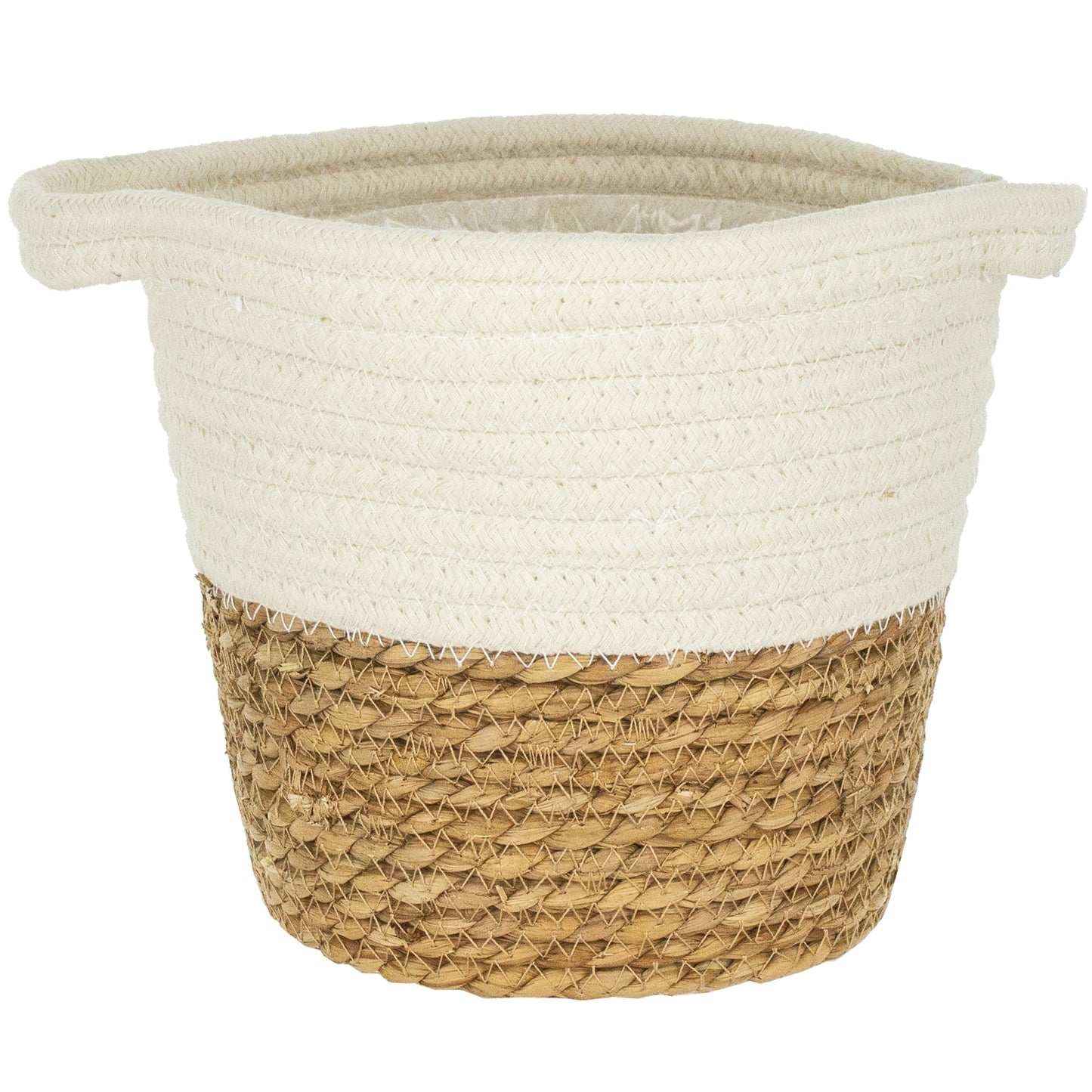 Cable Basket in Oatmeal