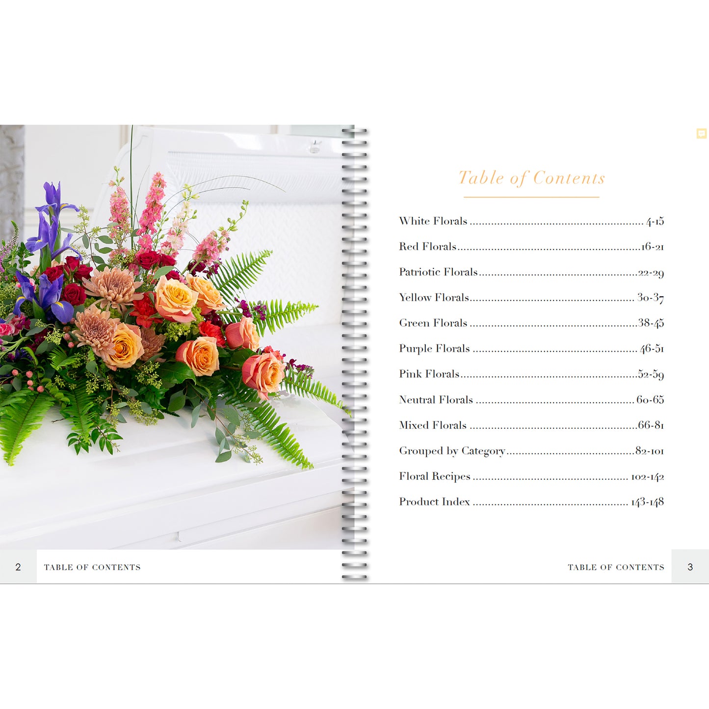 Inside of the Sympathy styling book