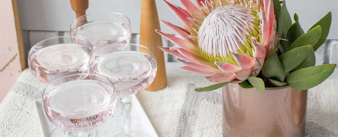 Ideas for Rose Gold Centerpieces