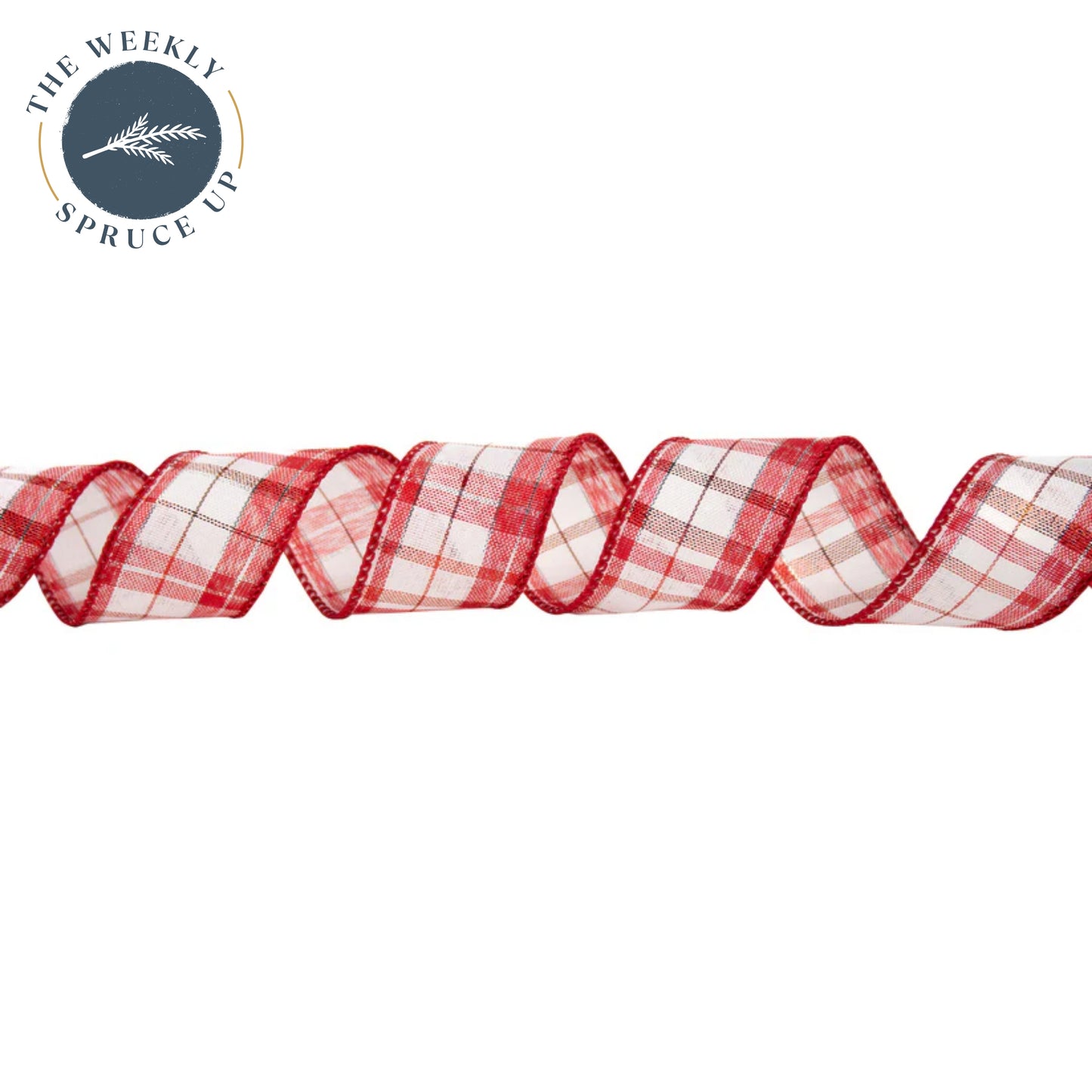 Joyful Plaid Holiday Ribbon-- 50 Yard Rolls