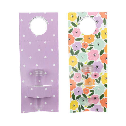 3.5" x 9" Bottles With Blooms Card - Full Blooms Assortment