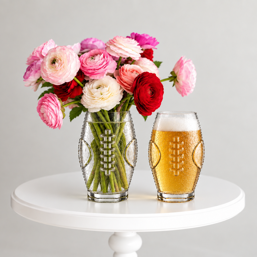 6.6" Football Tumbler