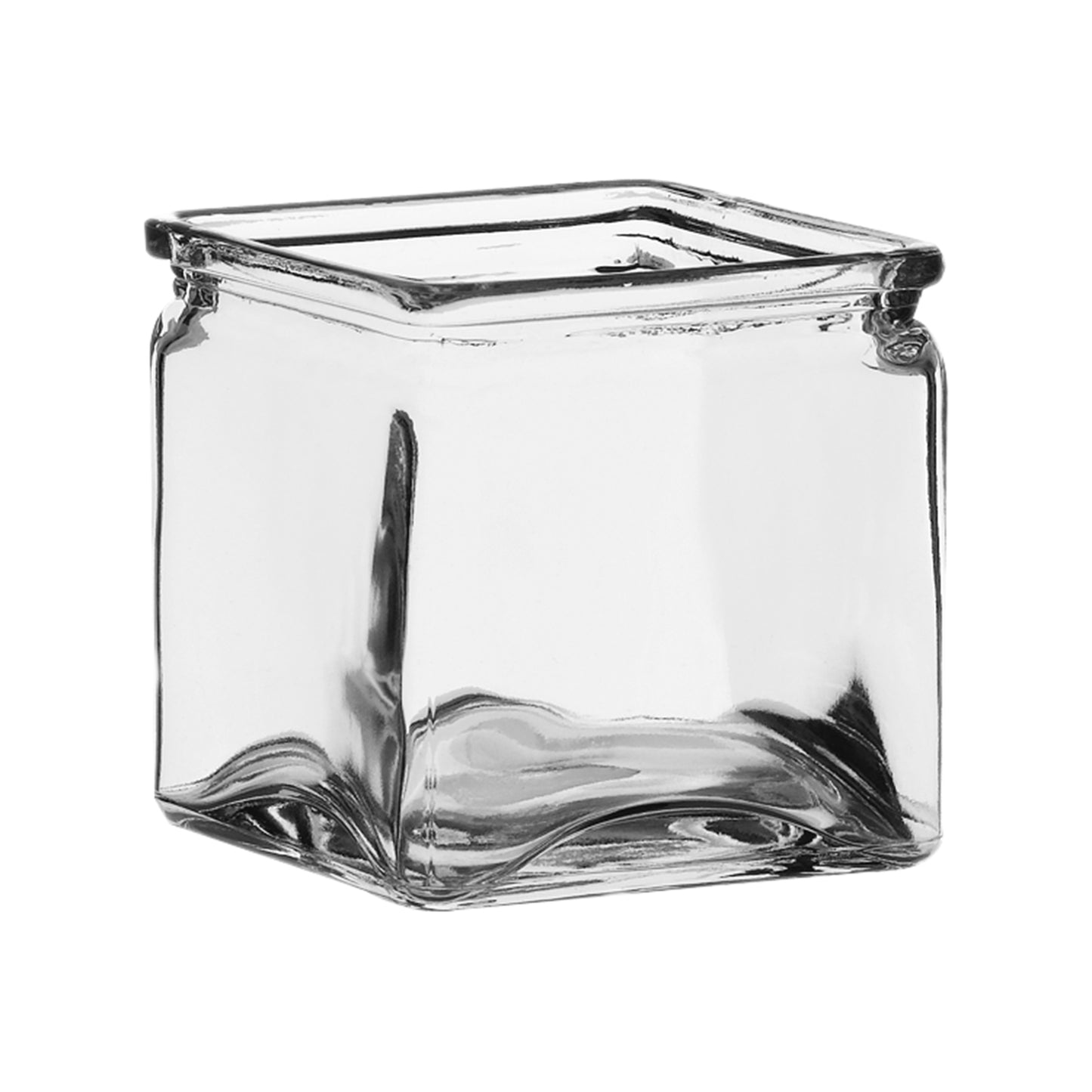 Square Glass Flower Vase