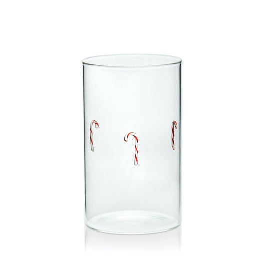 3.5" x 6" Candy Cane Icon Cylinder - Case of 12