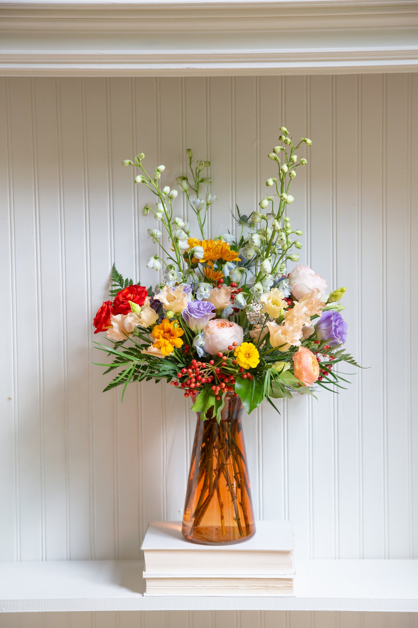 9" Vibe Vase – Marigold & Harvest Heart Collection