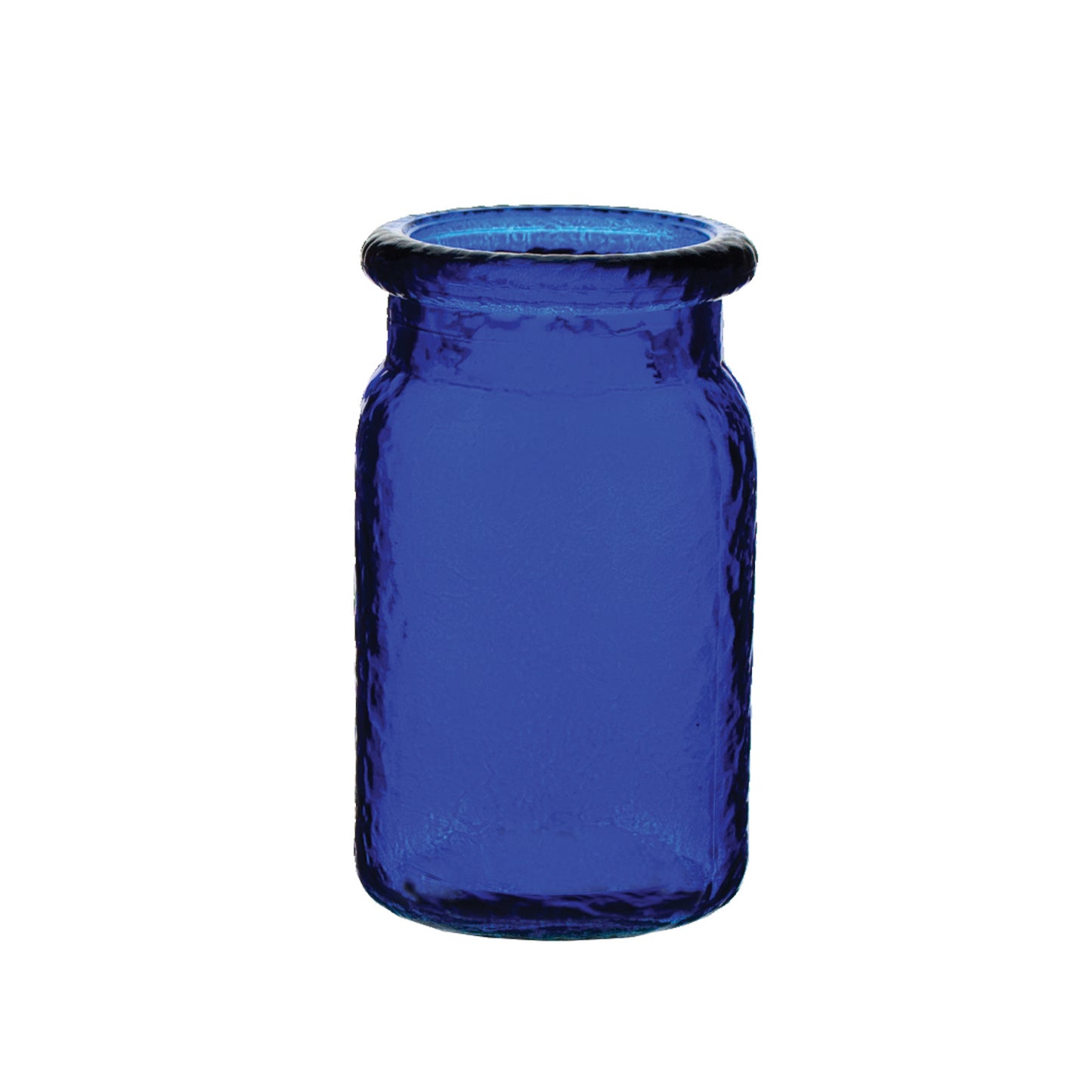 Hammered Jar Vase – Cobalt