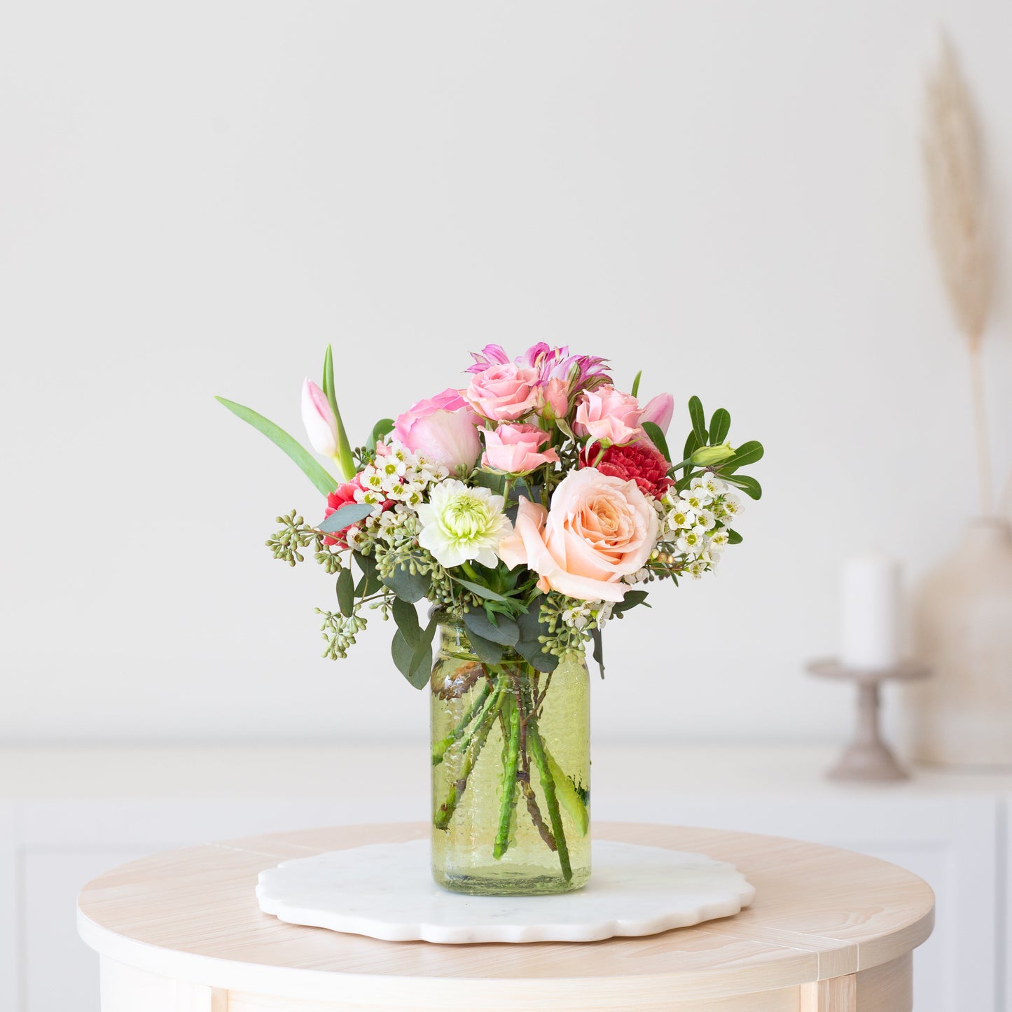 5 1/2" Hammered Jar Vase