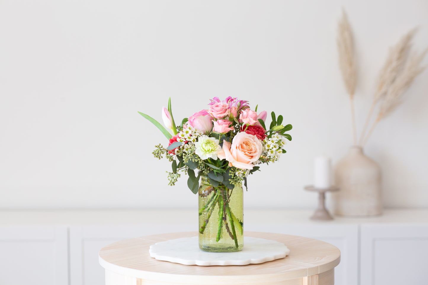5 1/2" Hammered Jar Vase