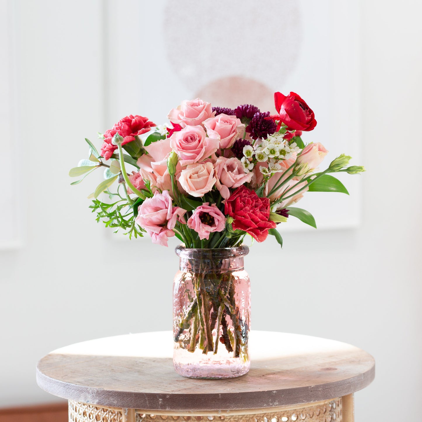 5 1/2" Hammered Jar Vase