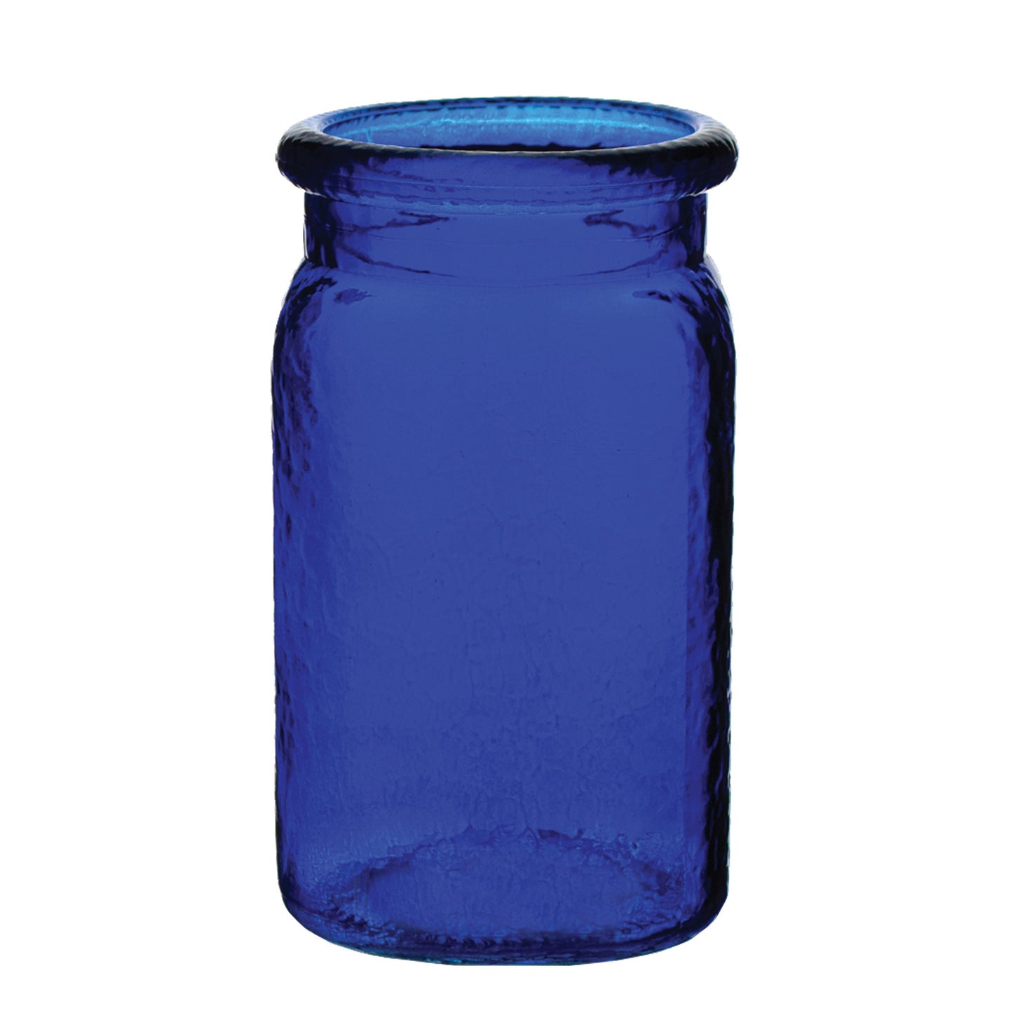 Hammered Jar Vase – Cobalt