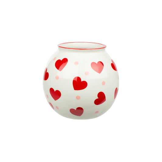 5" x 4.5" Ceramic Ball - With Love