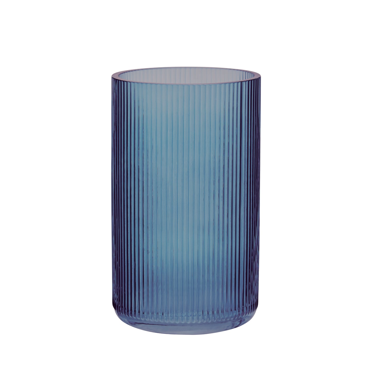 4.24Ó x 7.75Ó Ribbed Cylinder Vase - Case of 6