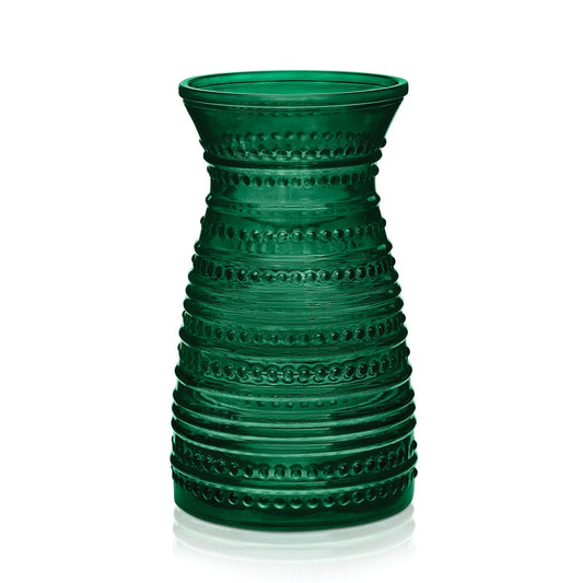 9 3/4" Cord Vase - Emerald