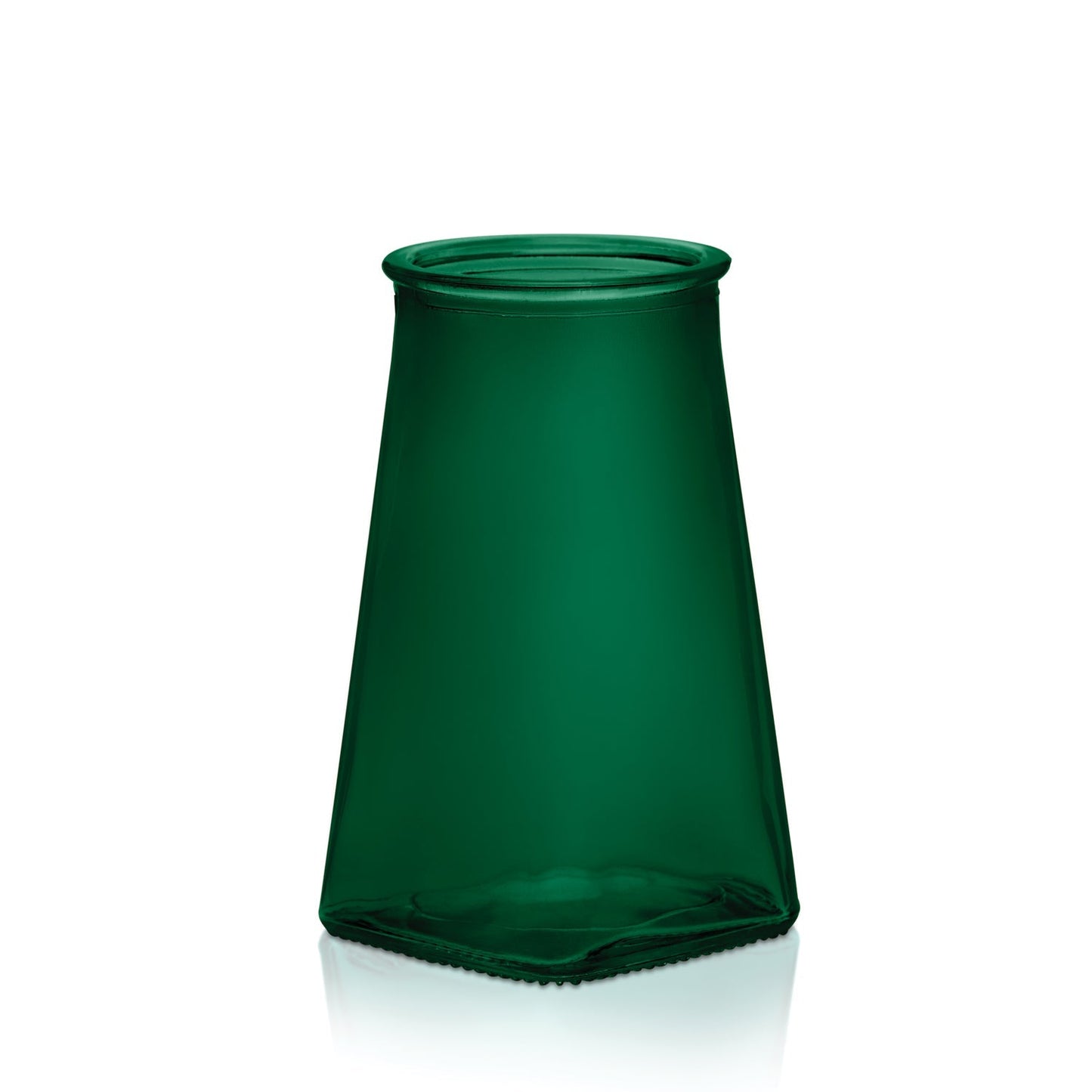 5" Bead Vase - Emerald