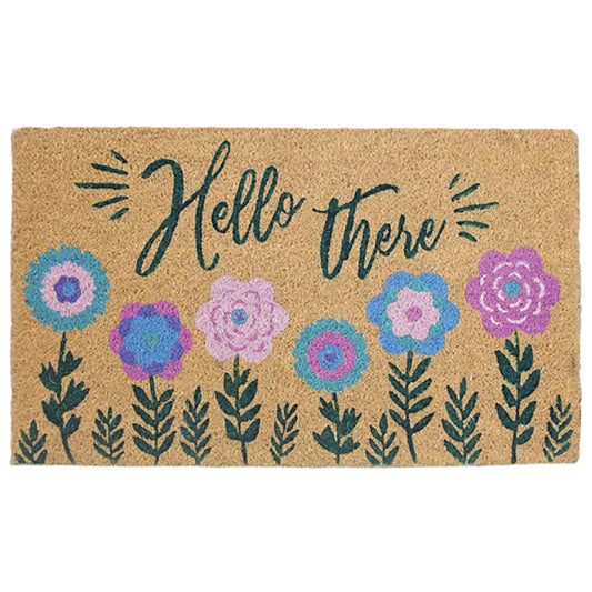 Hello There Floral Doormat