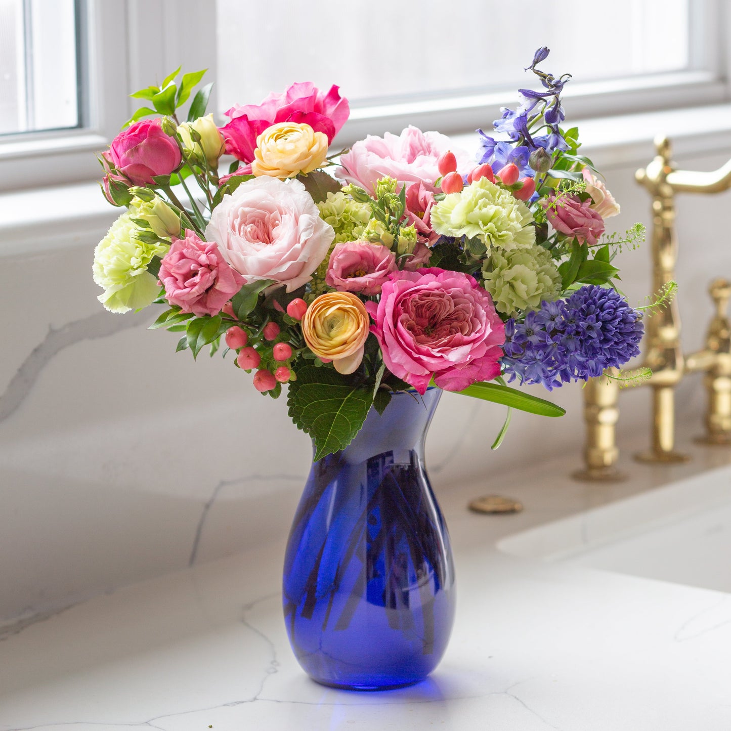 8" Jordan Vase - Cobalt
