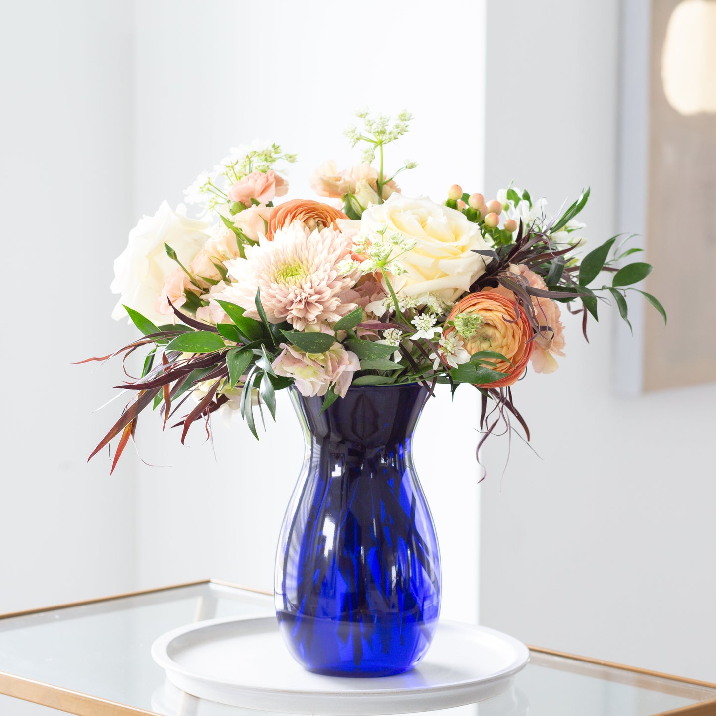 8" Jordan Vase - Cobalt