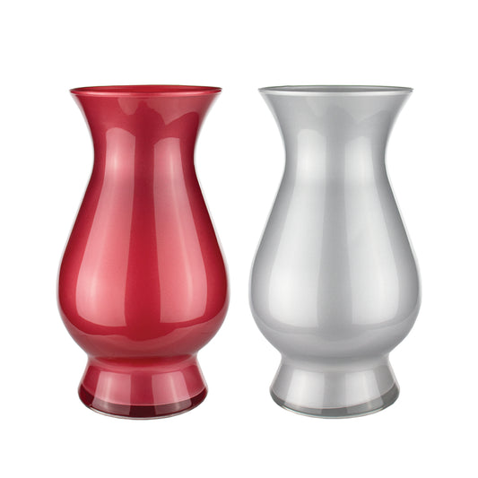 Holiday Bella Vase – Peppermint
