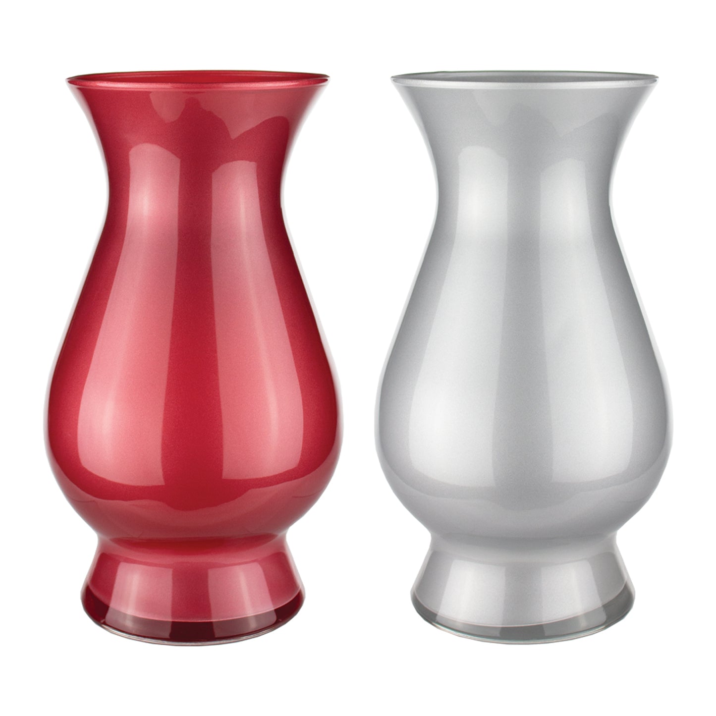 Holiday Bella Vase – Peppermint