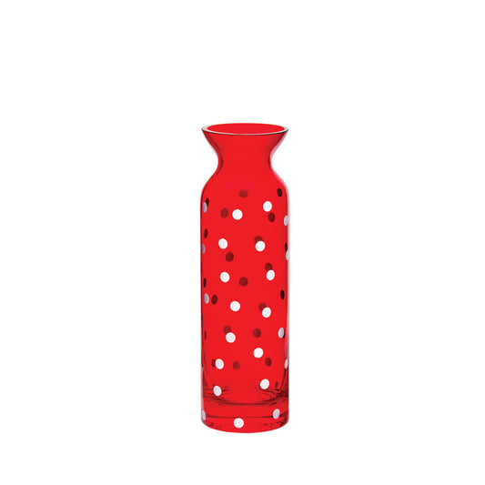 2.38" x 8" Hourglass Flared Bud Cylinder - Ruby Capsule