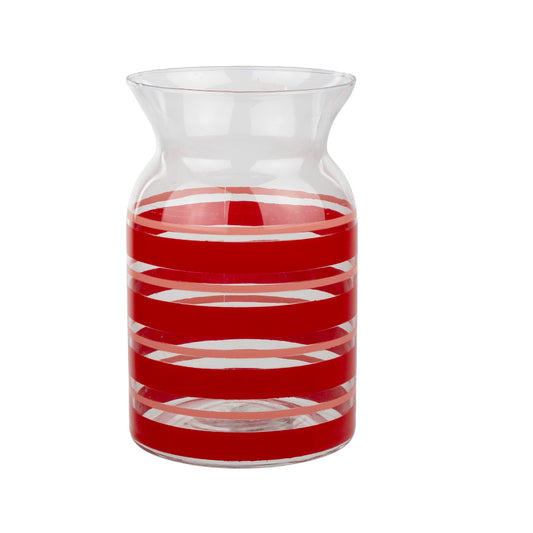 4.88" x 7.88" Hourglass Flared Cylinder - Ruby Capsule