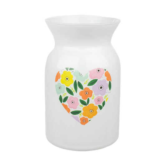4.88" x 7.88" Hourglass Flared Cylinder - Full Blooms