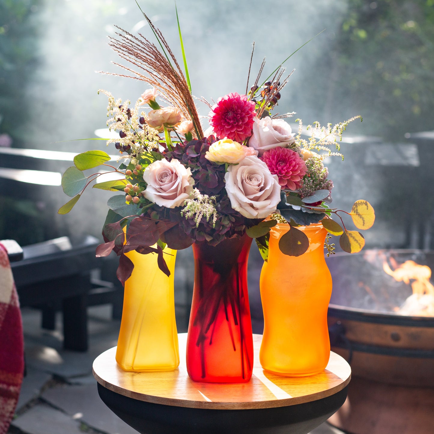 9 3/4" Rose Vase Assortment - Campfire Assortment