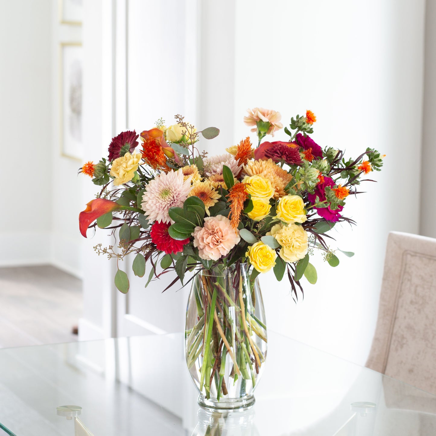 11" Glass Celebrity Vase