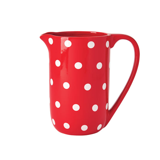 4.25" x 7" Ceramic Pitcher - Ruby Capsule
