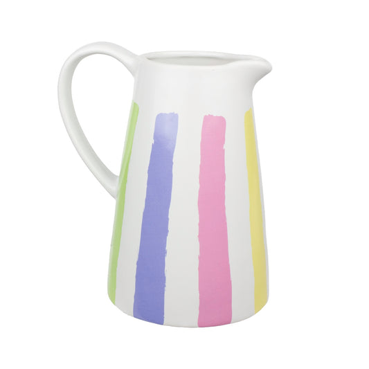 2.75" x 7.75" Tapered Pitcher - Painted Pastels